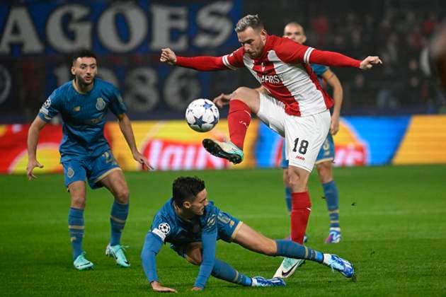 Royal Antwerp FC v FC Porto - UEFA Champions League DEURNE, BELGIUM - OCTOBER 25 : Janssen Vincent forward of Antwerp FC during the UEFA Champions League group H match between Royal Antwerp FC and FC Porto on October 25, 2023 in Deurne, Belgium, 25 10 2023 Deurne Belgium  Copyright: xPeterxDexVoechtx