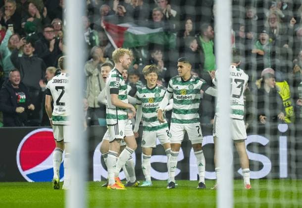 EDITORIAL USE ONLY No use with unauthorised audio, video, data, fixture lists, club league logos or live services. Online in-match use limited to 120 images, no video emulation. No use in betting, games or single club league player publications. Celtic v Atletico Madrid, UEFA Champions League, Group E, Football, Celtic Park, Glasgow, UK - 25 Oct 2023 EDITORIAL USE ONLY No use with unauthorised audio, video, data, fixture lists, club league logos or live services. Online in-match use limited to 120 images, no video emulation. No use in betting, games or single club league player publications. Copyright: xStuartxWallace Shutterstockx 14164178m