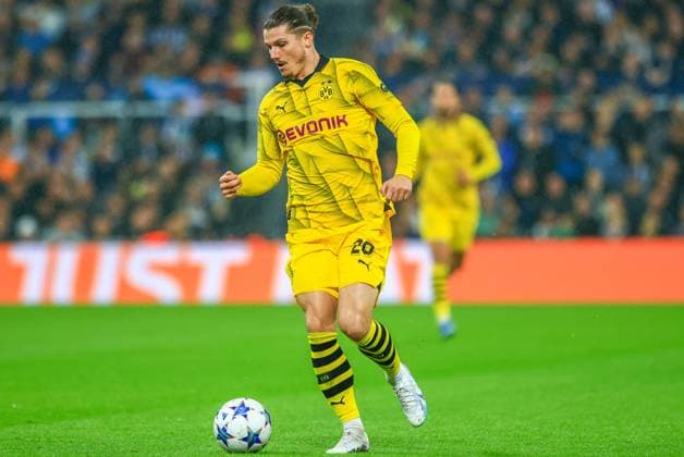 Newcastle United v Borussia Dortmund UEFA Champions League Marcel Sabitzer of Borussia Dortmund during the UEFA Champions League Group F match at St. James s Park, Newcastle Copyright: xRossxJohnstonx FIL-19154-0062 UK Newspapers OUT