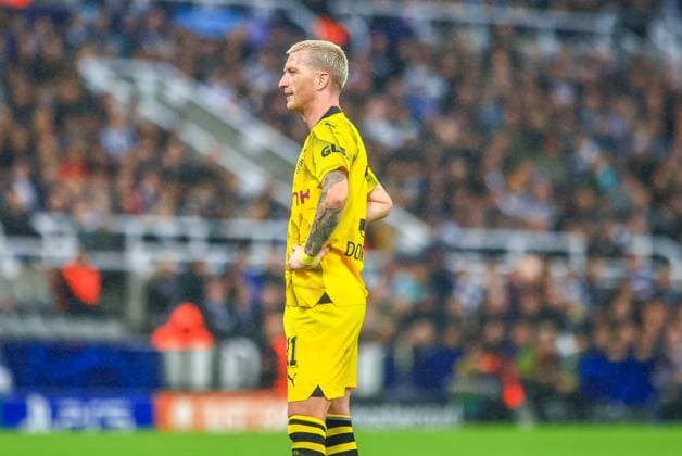 Newcastle United v Borussia Dortmund UEFA Champions League Marco Reus of Borussia Dortmund during the UEFA Champions League Group F match at St. James s Park, Newcastle Copyright: xRossxJohnstonx FIL-19154-0066 UK Newspapers OUT
