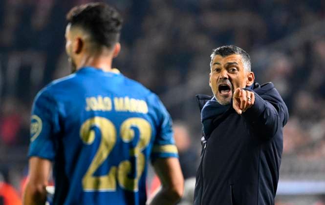 Royal Antwerp FC v FC Porto - UEFA Champions League DEURNE, BELGIUM - OCTOBER 25 : Conceicao Sergio head coach of Porto during the UEFA Champions League group H match between Royal Antwerp FC and FC Porto on October 25, 2023 in Deurne, Belgium, 25 10 2023 Deurne Belgium  Copyright: xVincentxKalutx