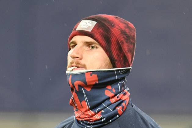 Timo Werner RB Leipzig with chewing gum, as a substitute RB Leipzig vs FK Red Star Belgrade, Football, Champions League, Preliminary Round, Matchday 3, Season 2023 2024, 25 10 2023 DFB DFL REGULATES PROHIBIT ANY USE OF PHOTOGRAPHS AS IMAGE SEQUENCES AND OR QUASI VIDEO RB Leipzig vs FK Red Star Belgrade, Football, Champions League, Preliminary Round, Matchday 3, Season 2023 2024, 25 10 2023 Leipzig Copyright: xEibner-Pressefoto BertxHarzerx EP_BHR