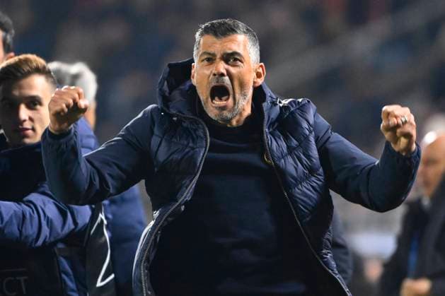 Royal Antwerp FC v FC Porto - UEFA Champions League DEURNE, BELGIUM - OCTOBER 25 : Conceicao Sergio head coach of Porto during the UEFA Champions League group H match between Royal Antwerp FC and FC Porto on October 25, 2023 in Deurne, Belgium, 25 10 2023 Deurne Belgium  Copyright: xVincentxKalutx