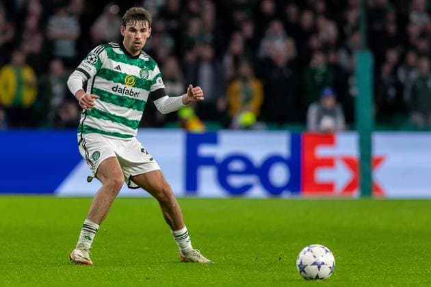 Celtic v Atletico Madrid Champions League 25 10 2023. Matt O Riley of Celtic FC during the Champions League match between Celtic and Atletico Madrid at Celtic Park, Glasgow, Scotland on 25 October 2023. Editorial use only , Copyright: xColinxPoultneyx PSI-18278-0141