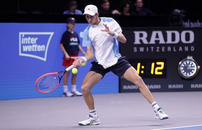 TENNIS - ATP, Tennis Herren Erste Bank Open VIENNA,AUSTRIA,26.OCT.23 - TENNIS - ATP World Tour, Erste Bank Open. Image shows Matteo Arnaldi (ITA).  GEPAxpictures xWalterxLuger