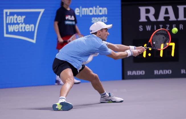 TENNIS - ATP, Tennis Herren Erste Bank Open VIENNA,AUSTRIA,26.OCT.23 - TENNIS - ATP World Tour, Erste Bank Open. Image shows Matteo Arnaldi (ITA).  GEPAxpictures xWalterxLuger