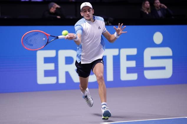 TENNIS - ATP, Tennis Herren Erste Bank Open VIENNA,AUSTRIA,26.OCT.23 - TENNIS - ATP World Tour, Erste Bank Open. Image shows Matteo Arnaldi (ITA).  GEPAxpictures xWalterxLuger