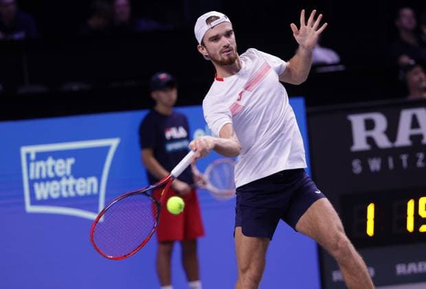 TENNIS - ATP, Tennis Herren Erste Bank Open VIENNA,AUSTRIA,26.OCT.23 - TENNIS - ATP World Tour, Erste Bank Open. Image shows Tomas Machac (CZE).  GEPAxpictures xWalterxLuger