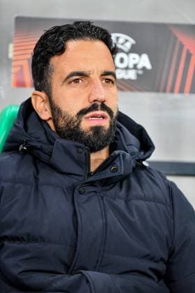 SOSNOWIEC, POLAND - OCTOBER 26: Ruben Amorim head coach of Sporting CP head shot during UEFA Europa League Matchday 3 group stage match between Rakow Czestochowa and Sporting CP at Zaglebiowski Park Sportowy on October 26, 2023 in Sosnowiec, Rakow Czestochowa v Sporting CP Copyright: xMateuszxSobczakx