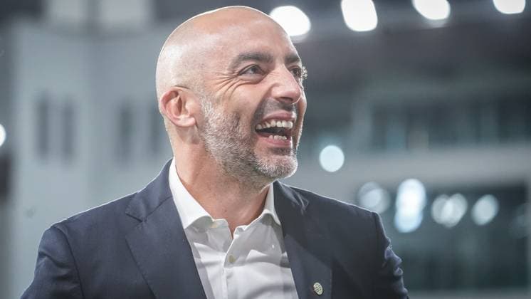 Å½arko LazetiÄ‡ Coach Topola Zarko Lazetic 26 10 2023 Backa Topola, Serbia FK TSC Backa Topola vs SC Freiburg UEFA EUROPA LEAGUE 2023 2024 TSC Arena Backa Topolya, Football, Mens