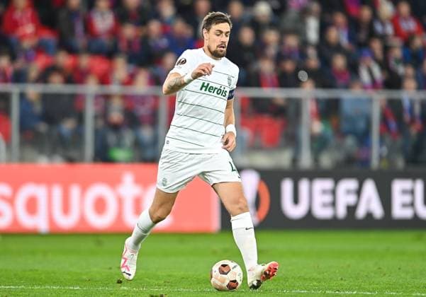 2023.10.26 Sosnowiec Pilka nozna Eliminacje Liga Europy UEFA Sezon 2023 2024 Rakow Czestochowa - Sporting CP N z Sebastian Coates Foto Lukasz Sobala PressFocus 2023.10.26 Sosnowiec Football UEFA Europa League Season 2023 2024 Rakow Czestochowa - SK Sturm Graz Sebastian Coates Credit: Lukasz Sobala PressFocus NEWSPIX.PL --- Newspix.pl POLAND OUT!  20231026PFa_LSa193