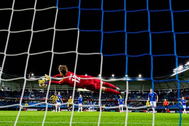 231026 Oliver Petersen of Molde during the UEFA Europa League football match between Molde and Häcken on October 26, 2023 in Molde Photo Marius Simensen BILDBYRAN Cop 238 bbeng football fotboll fotboll häcken molde uefa uefa europa league  Copyright: MARIUSxSIMENSEN BB231026ZF006