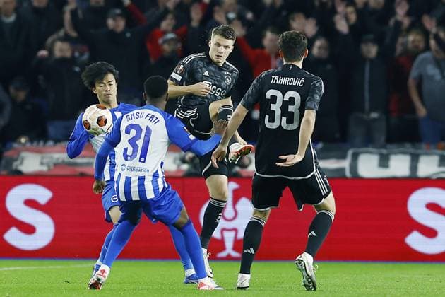 Football, EL, Brighton & Hove Albion - Ajax Amsterdam