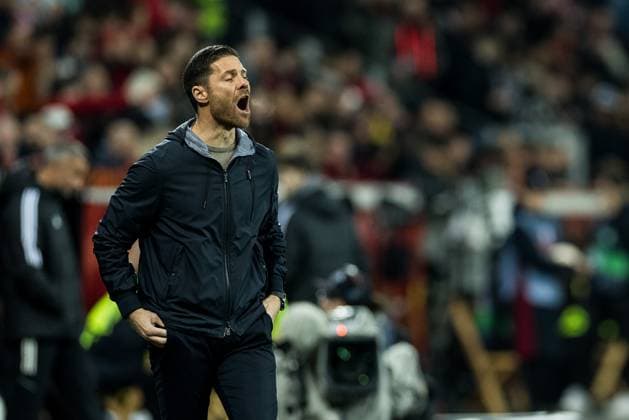 UEFA Europa League, Bayer 04 Leverkusen Qarabag Agdam 26 10 2023 Xabi Alonso coach Bayer 04 Leverkusen bruellt UEFA Europa League, Bayer 04 Leverkusen Qarabag Agdam, BayArena Leverkusen on 26 10 2023 Copyright: xBEAUTIFULxSPORTS Wunderlx