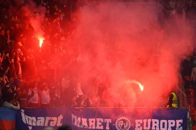 LEVERKUSEN, GERMANY - 26.10.23: The match of match UEFA Europa League Bayer 04 Leverkusen vs Qarabag FK at Bayarena  Copyright: xVITALIIxKLIUIEVx