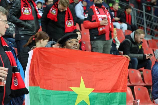GER, UEFA EL Bayer 04 Leverkusen GER vs Qarabag Agdam AZE 26 10 2023, BayArena, Leverkusen, Europalegue, group phase, matchday 3, GER, UEFA EL Bayer 04 Leverkusen GER vs Qarabag Agdam AZE , in picture fan Qarabag nordphotoxGmbHx xMeuter nph00351