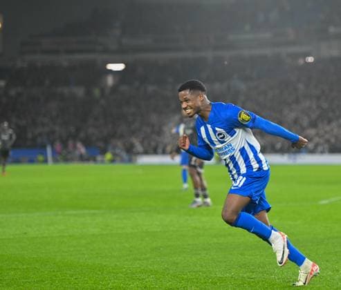 Brighton and Hove Albion v AFC Ajax UEFA Europa League Ansu Fati of Brighton and Hove Albion celebrates their side s second goal during the UEFA Europa League Group B match at the American Express Stadium, Brighton and Hove Copyright: xAndyxThomasx FIL-19161-0036 UK Newspapers OUT