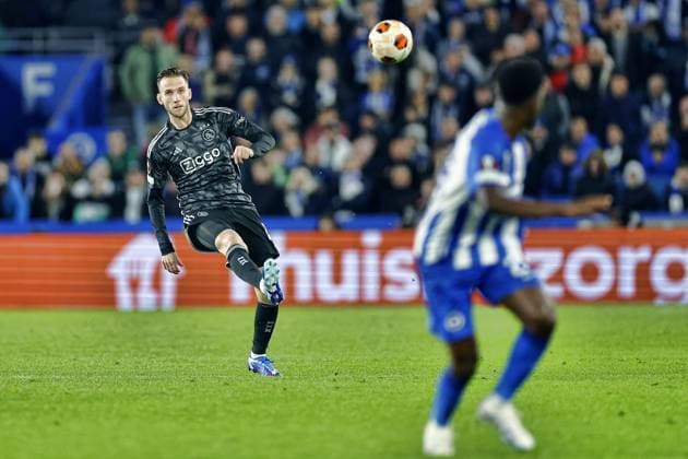 BRIGHTON, 26-10-2023, American Express stadium. UEFA Europa League Football, season 2023-2024. Match between Brighton and Ajax. Ajax player Branco van den Boomen Brighton - Ajax  x22909543x Copyright: