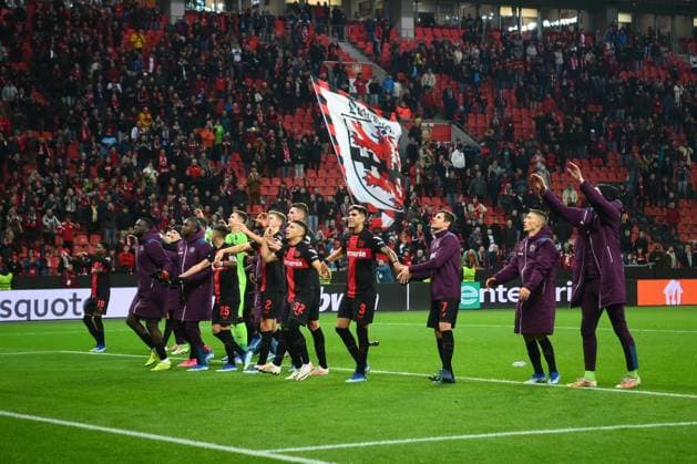 LEVERKUSEN, GERMANY - 26.10.23: Patrik Schick, The match of match UEFA Europa League Bayer 04 Leverkusen vs Qarabag FK at Bayarena  Copyright: xVITALIIxKLIUIEVx