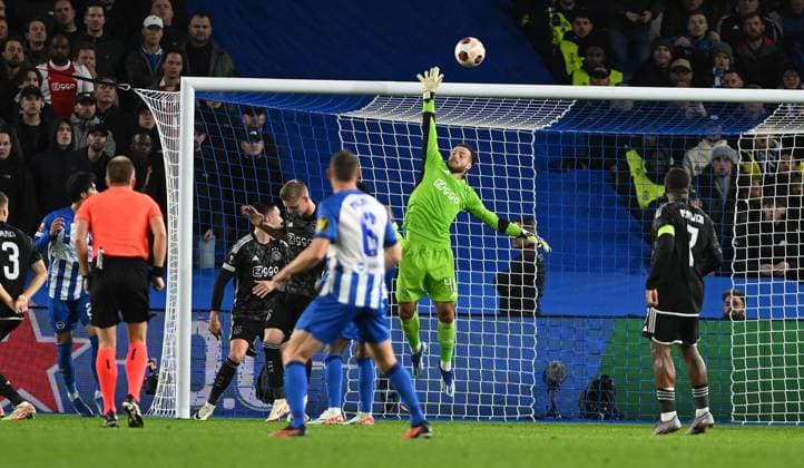 Brighton v AFC Ajax UEFA Europa League Football, Amex Stadium, Brighton, Sussex, United Kingdom - 26 Oct 2023  Copyright: xLizxFinlayson TPI Shutterstockx 14168636ac