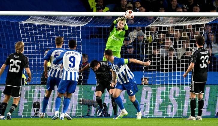 Brighton v AFC Ajax UEFA Europa League Football, Amex Stadium, Brighton, Sussex, United Kingdom - 26 Oct 2023  Copyright: xLizxFinlayson TPI Shutterstockx 14168636y
