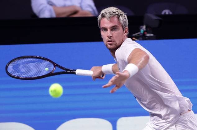 TENNIS - ATP, Tennis Herren Erste Bank Open VIENNA,AUSTRIA,27.OCT.23 - TENNIS - ATP World Tour, Erste Bank Open. Image shows Borna Gojo (CRO).  GEPAxpictures xWalterxLuger