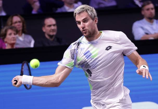 TENNIS - ATP, Tennis Herren Erste Bank Open VIENNA,AUSTRIA,27.OCT.23 - TENNIS - ATP World Tour, Erste Bank Open. Image shows Borna Gojo (CRO).  GEPAxpictures xWalterxLuger