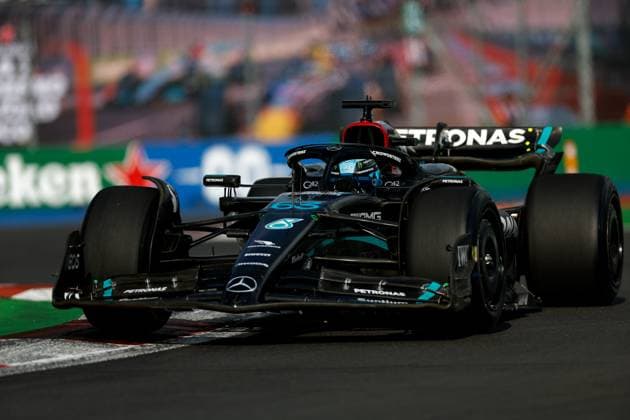 63 George Russell GBR, Mercedes AMG Petronas F1 Team , F1 Grand Prix of Mexico at Autodromo Hermanos Rodriguez on October 27, 2023 in Mexico City, Mexico Photo by HOCH ZWEI Mexico City Mexico