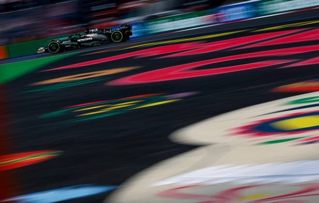 63 George Russell GBR, Mercedes AMG Petronas F1 Team , F1 Grand Prix of Mexico at Autodromo Hermanos Rodriguez on October 27, 2023 in Mexico City, Mexico Photo by HOCH ZWEI Mexico City Mexico
