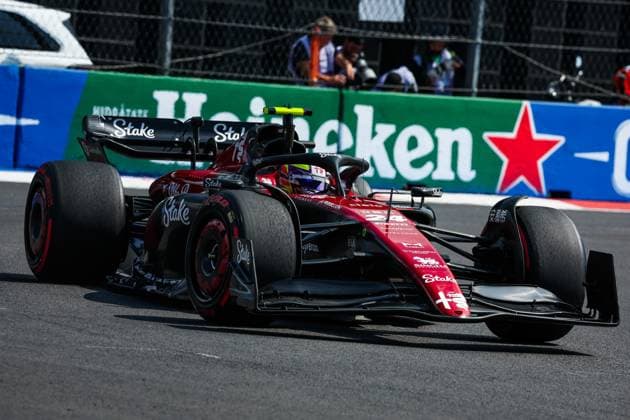 24 Guanyu Zhou CHN, Alfa Romeo F1 Team Stake , F1 Grand Prix of Mexico at Autodromo Hermanos Rodriguez on October 27, 2023 in Mexico City, Mexico Photo by HOCH ZWEI Mexico City Mexico