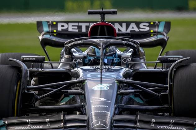 Mexico City - 27-10-2023, Autodromo Hermanos Rodriguez, George Russell at the Formula 1 Mexico Grand Prix 2023 Friday Formula 1 Mexico Grand Prix 2023 Friday  x22926570x Copyright:
