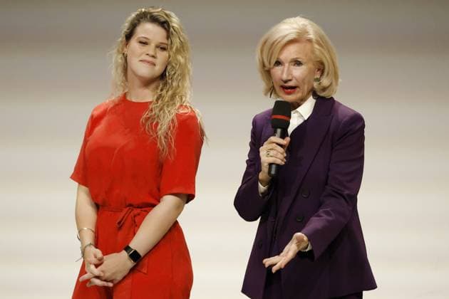 Lea Paulick 1 FCN Womens Bundesliga and Dr Julia Lehner 2 Mayor City of Nuremberg German Football Culture Award 2023 Nuremberg Copyright: xZichyx Eibner-Pressefotox EP_rzy