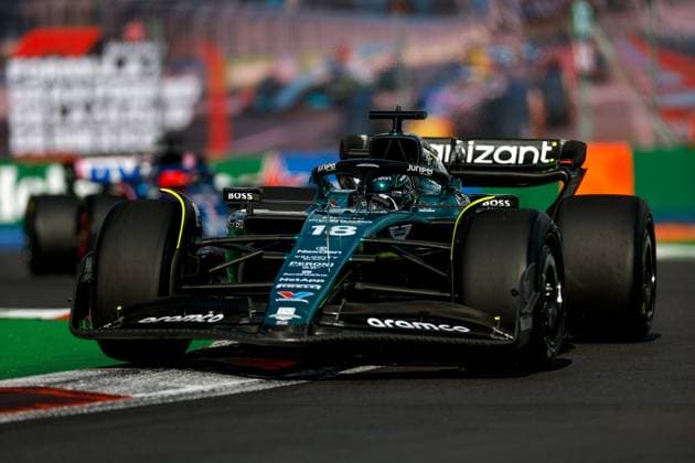 18 STROLL Lance (can), Aston Martin F1 Team AMR23, action during the 2023 Formula 1 Grand Premio de la Ciudad de Mexico, 19th round of the 2023 Formula One World Championship, WM, Weltmeisterschaft from October 27 to 29, 2023 on the Autodromo Hermanos Rodriguez, in Mexico City, Mexico - F1 - MEXICO CITY GRAND PRIX 2023 DPPI Panoramic  00123042_F12023GP20MEX_JK219103