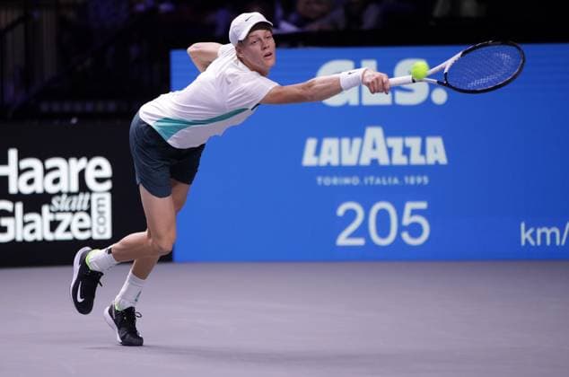 Tennis, ATP Tournament in Vienna, Semifinals, Rublev - Sinner