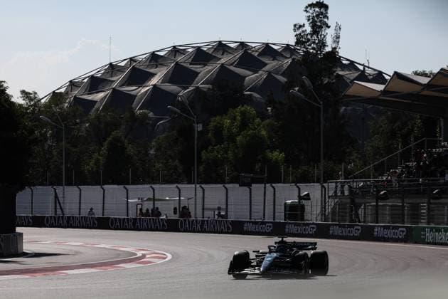 63 George Russell GBR, Mercedes AMG Petronas F1 Team , F1 Grand Prix of Mexico at Autodromo Hermanos Rodriguez on October 28, 2023 in Mexico City, Mexico Photo by HOCH ZWEI Mexico City Mexico
