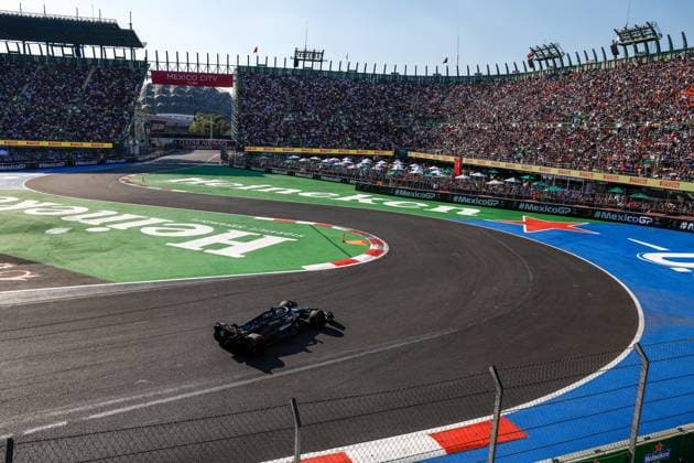 63 George Russell GBR, Mercedes AMG Petronas F1 Team , F1 Grand Prix of Mexico at Autodromo Hermanos Rodriguez on October 28, 2023 in Mexico City, Mexico Photo by HOCH ZWEI Mexico City Mexico