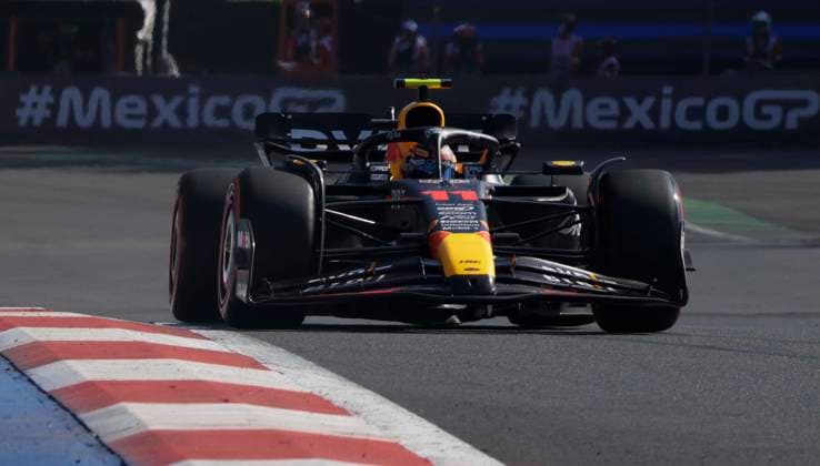 October 28, 2023, Mexico City, Mexico City, Mexico: Red Bull Racing car driven by Mexican driver SERGIO CHECO Po°REZ during qualifying for the 2023 Mexican Grand Prix to be held on Sunday. Mexico City Mexico - ZUMAs310 0310958471st Copyright: xLuisxExSalgadox