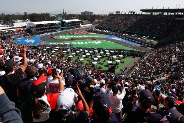 1 Max Verstappen NLD, Oracle Red Bull Racing , 16 Charles Leclerc MCO, Scuderia Ferrari , 55 Carlos Sainz ESP, Scuderia Ferrari , F1 Grand Prix of Mexico at Autodromo Hermanos Rodriguez on October 29, 2023 in Mexico City, Mexico Photo by HOCH ZWEI Mexico City Mexico