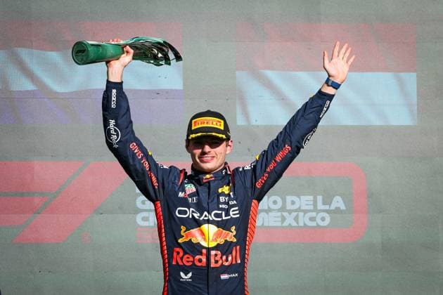 VERSTAPPEN Max (ned), Red Bull Racing RB19, portrait during the 2023 Formula 1 Grand Premio de la Ciudad de Mexico, 19th round of the 2023 Formula One World Championship, WM, Weltmeisterschaft from October 27 to 29, 2023 on the Autodromo Hermanos Rodriguez, in Mexico City, Mexico - F1 - MEXICO CITY GRAND PRIX 2023 - RACE DPPI Panoramic  00123043_G0OD7627