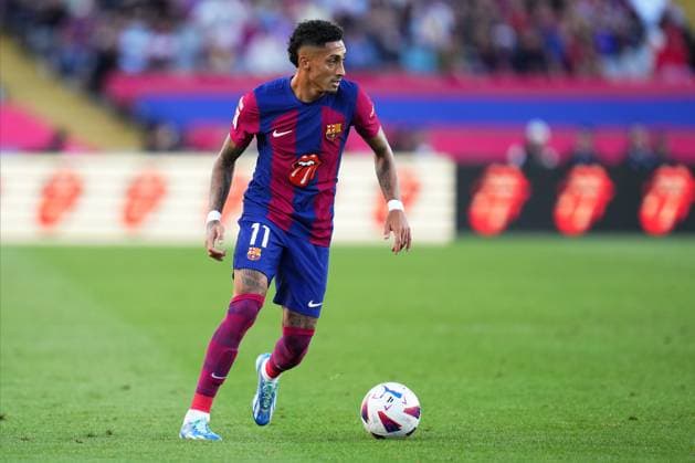 ESP: FC Barcelona, Barca Real Madrid CF. La Liga EA Sports match. Date 11 Raphael Dias Belloli Raphinha of FC Barcelona during the La Liga EA Sports match between FC Barcelona and Real Madrid CF played at Lluis Companys Stadium on October 28, 2023 in Barcelona, Spain. kpng Copyright: xBaguxBlancox xPRESSINPHOTOx PS_231028_1084
