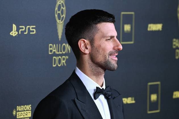 Novak Djokovic FOOTBALL : Ballon d Or 2023 - Paris - 30 10 2023 FedericoPestellini Panoramic 