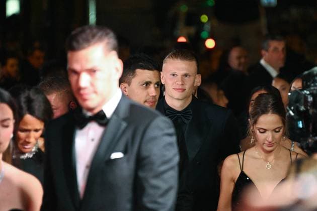 Sport Bilder des Tages Erling Haaland FOOTBALL : Ballon d Or 2023 - Paris - 30 10 2023 FedericoPestellini Panoramic 