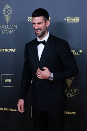 Novak Djokovic FOOTBALL : Ballon d Or 2023 - Paris - 30 10 2023 FedericoPestellini Panoramic 