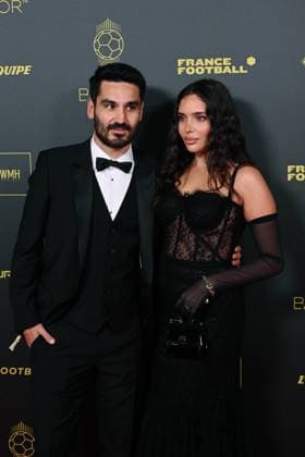 Ilkay Gundogan et Sara Arfaoui FOOTBALL : Ballon d Or 2023 - Paris - 30 10 2023 FedericoPestellini Panoramic 