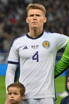 20231017 France vs Scotland Scott McTominay (4) of Scotland pictured during a soccer game between the national teams of France and Scotland in friendly game, on October 17 , 2023 in Lille, France. (Photo by David Catry Sportpix) Lille Decathlon Arena Stade Pierre Mauroy - Villeneuve d Ascq France  Copyright: xSportpix.bex xDavidxCatryxDavidxCatryx