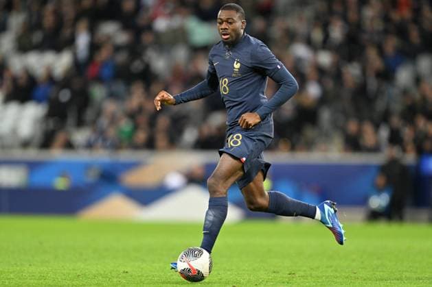 20231017 France vs Scotland Youssouf Fofana (18) of France pictured during a soccer game between the national teams of France and Scotland in friendly game, on October 17 , 2023 in Lille, France. (Photo by David Catry Sportpix) Lille Decathlon Arena Stade Pierre Mauroy - Villeneuve d Ascq Nord France  Copyright: xSportpix.bex xDavidxCatryxDavidxCatryx