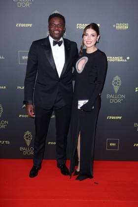 Ballon d Or 2023 - Paris Brice Samba and Jessica Samba arrives at the Ballon d Or 2023 Ceremony at the Chatelet theater, on October 30, 2023 in Paris, France. Photo by Jerome DominÃ ABACAPRESS.COM  Copyright: xDominexJerome ABACAx 873940_125 DominexJerome ABACAx 873940_125