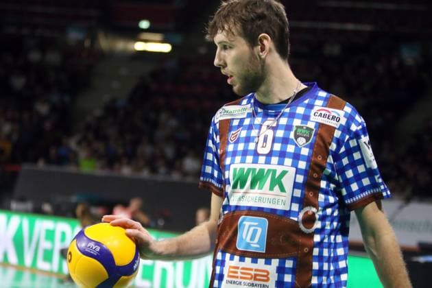 Filip JOHN Herrsching GER , He Volleyballl, Bundesliga 20223 24, WWK Volleys Herrsching vs SVG Lueneburg, 01 11 23, BMW Park Muenchen, Copyright: WolfgangxFehrmann