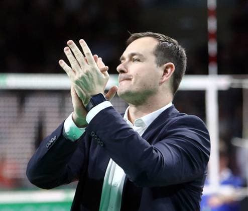 headcoach Thomas RANNER Herrsching , He Volleyballl, Bundesliga 20223 24, WWK Volleys Herrsching vs SVG Lueneburg, 01 11 23, BMW Park Muenchen, Copyright: WolfgangxFehrmann