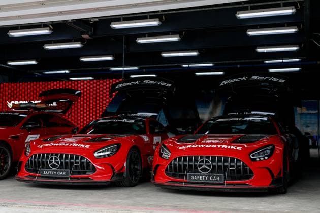 F1 Safety Car, Mercedes AMG GT Black Series, F1 Grand Prix of Brazil at Autodromo Jose Carlos Pace on November 2, 2023 in Sao Paulo, Brazil Photo by HOCH ZWEI Sao Paulo Brazil
